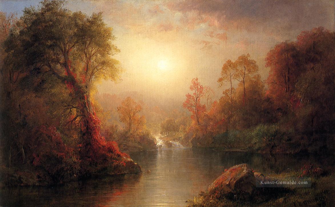 Herbst Landschaft Hudson Fluss Frederic Edwin Church Ölgemälde